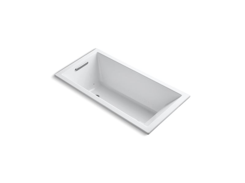 KOHLER K-1167-GVB-0 Underscore Rectangle 60" x 30" drop-in VibrAcoustic + BubbleMassage(TM) Air Bath