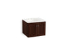 KOHLER K-99513-1WG Damask 24" wall-hung bathroom vanity cabinet with 2 doors