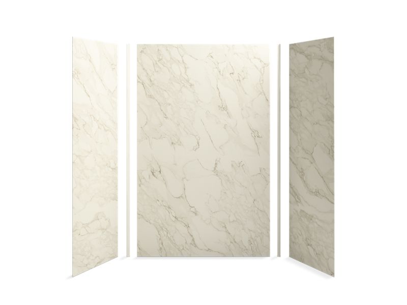 KOHLER 97615-W11 Choreograph 60" X 32" X 96" Shower Wall Kit in CrossCut Biscuit