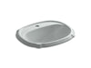 KOHLER K-2189-1-95 Portrait Drop-in bathroom sink with single faucet hole