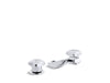 KOHLER 7443-2A-CP Triton Widespread Commercial Bathroom Sink Faucet With Standard Handles, Drain Not Included in Polished Chrome