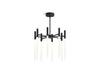 KOHLER 23459-CHLED-BLL Components Eight-Light Led Chandelier in Matte Black