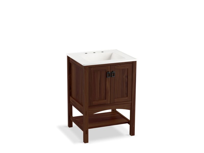KOHLER K-99552-1WE Marabou 24" bathroom vanity cabinet with 2 doors