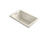 KOHLER K-1849-H2-47 Underscore Rectangle 60" x 36" drop-in whirlpool with heater without jet trim