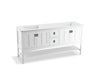 KOHLER K-99560-1WA Marabou 72" bathroom vanity cabinet with 4 doors and 2 drawers