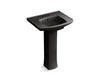 KOHLER K-24050-4 Kelston Pedestal bathroom sink with 4" centerset faucet holes