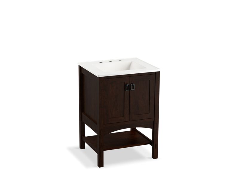 KOHLER K-99552-1WB Marabou 24" bathroom vanity cabinet with 2 doors