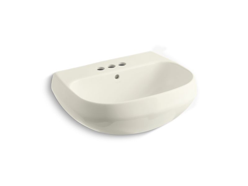KOHLER K-2296-4-96 Wellworth Bathroom sink basin with 4" centerset faucet holes