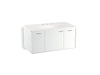 KOHLER K-99561-1WA Jute 42" wall-hung bathroom vanity cabinet with 1 door and 2 drawers