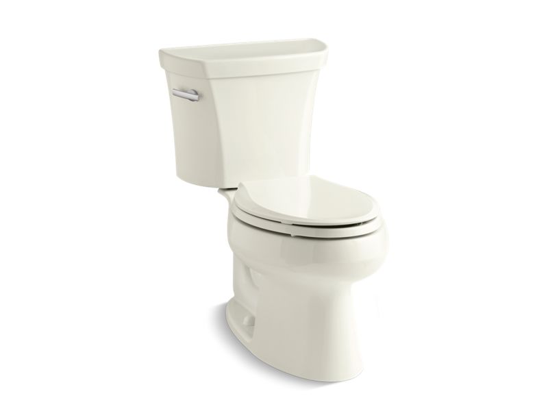 KOHLER 3978-96 Wellworth Two-Piece Elongated 1.6 Gpf Toilet in Biscuit