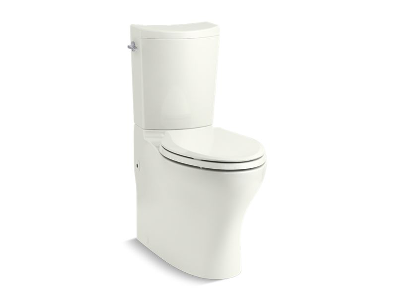 KOHLER 75790 Persuade Curv Two-piece elongated toilet with skirted trapway, dual-flush