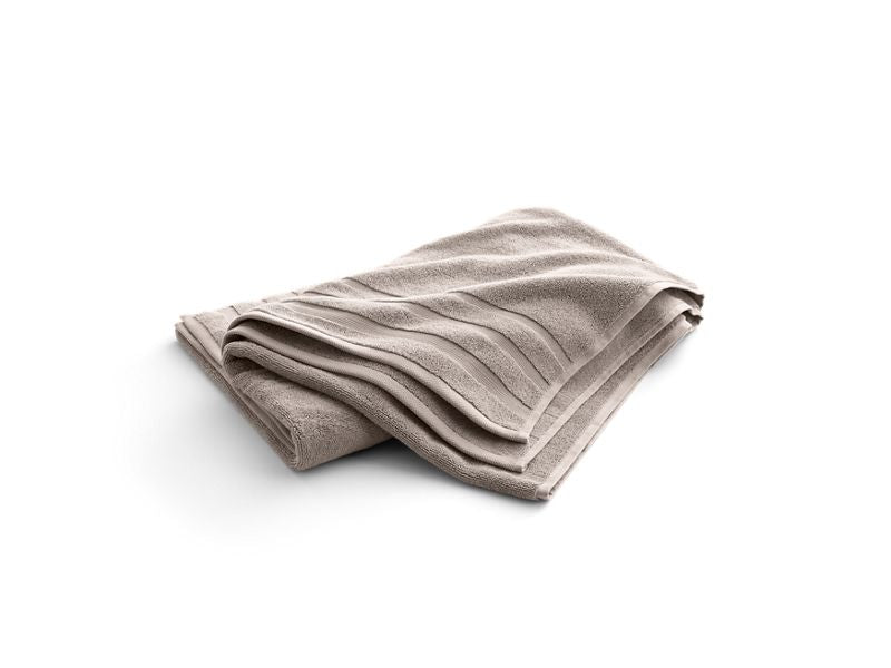 KOHLER 31506-TE-TRF Turkish Bath Linens Bath Sheet With Terry Weave, 35" X 70" in Truffle