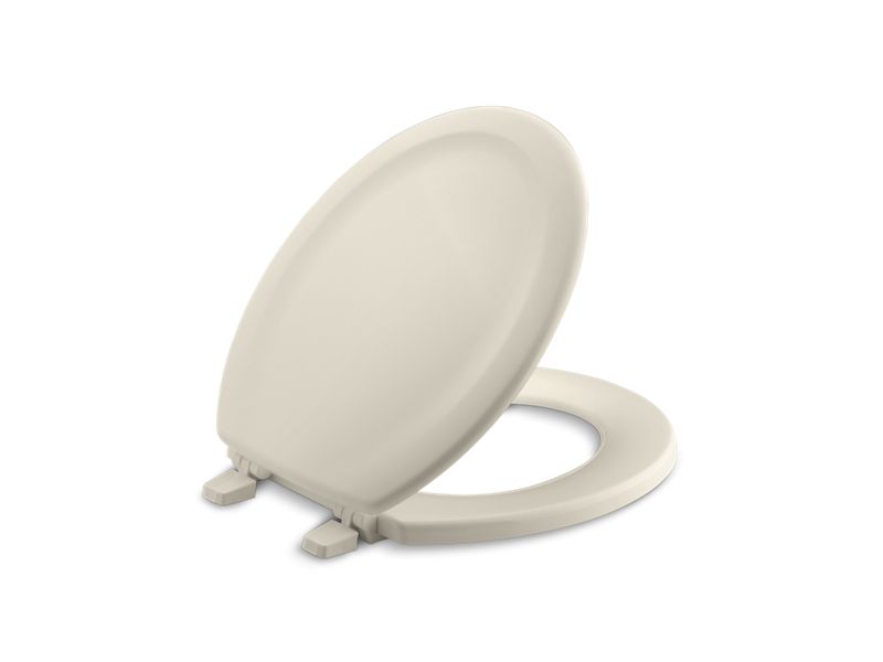 KOHLER K-4816-47 Stonewood Quick-Release round-front toilet seat