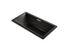 KOHLER K-1835-XH2G-7 Underscore Rectangle 72" x 36" drop-in whirlpool + BubbleMassage(TM) Air Bath with center drain
