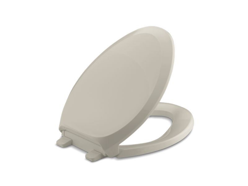 KOHLER K-4713 French Curve Quiet-Close elongated toilet seat