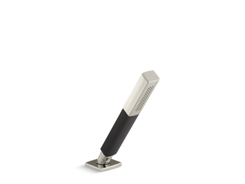 KOHLER 45203-SN Shift Square 2.0 Gpm Multifunction Handshower With Black Handle in Vibrant Polished Nickel