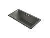 KOHLER K-1835-GW-58 Underscore Rectangle 72" x 36" drop-in BubbleMassage air bath with Bask heated surface and reversible drain
