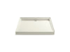 KOHLER K-9998 Groove 48" x 48" single threshold rear center drain shower base