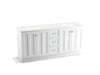KOHLER K-99525-TKSD-1WA Damask 72" bathroom vanity cabinet with toe kick, 4 doors and 3 drawers, split top drawer