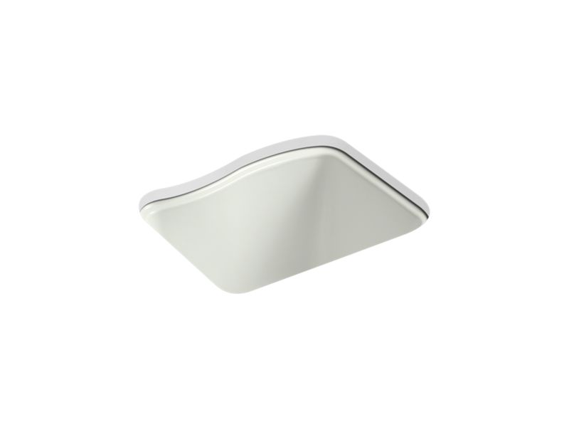 KOHLER K-6657-4U River Falls 25" x 22' x 14-15/16" undermount utility sink with 4 faucet holes