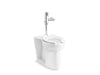 KOHLER K-PR25042-T4DS Modflex Adjust-a-Bowl Antimicrobial toilet with Mach Tripoint touchless DC 1.28 gpf flushometer