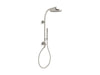 KOHLER K-76474 HydroRail-R Awaken Shift Ellipse Arch shower column kit with rainhead and 2.0 gpm handshower