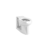 KOHLER K-4398 Anglesey Floor-mount rear spud flushometer bowl with integral seat