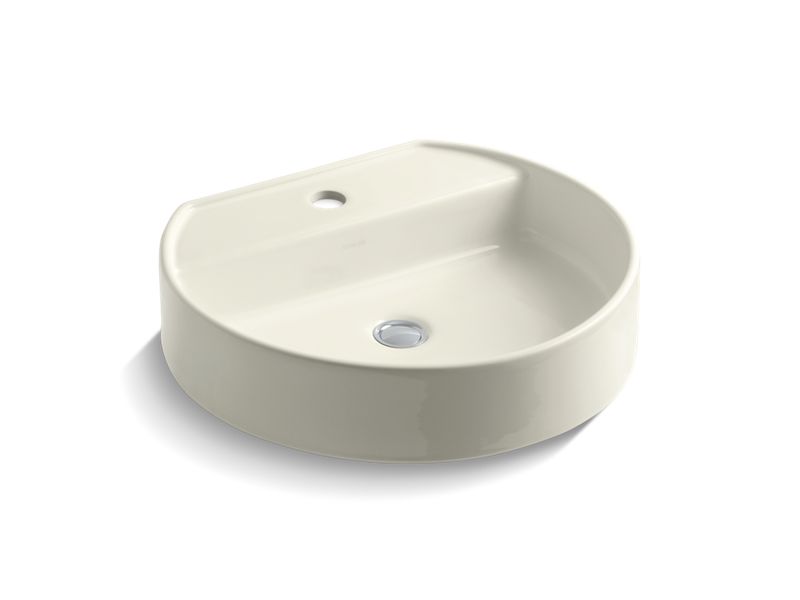 KOHLER K-2331-1 Chord Wading Pool Vessel bathroom sink with single faucet hole