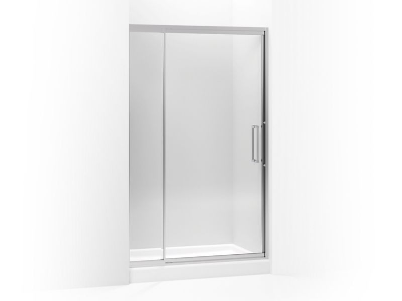 KOHLER 705867-L-SH Lattis 3/8" Side Panel, 12" in Bright Silver