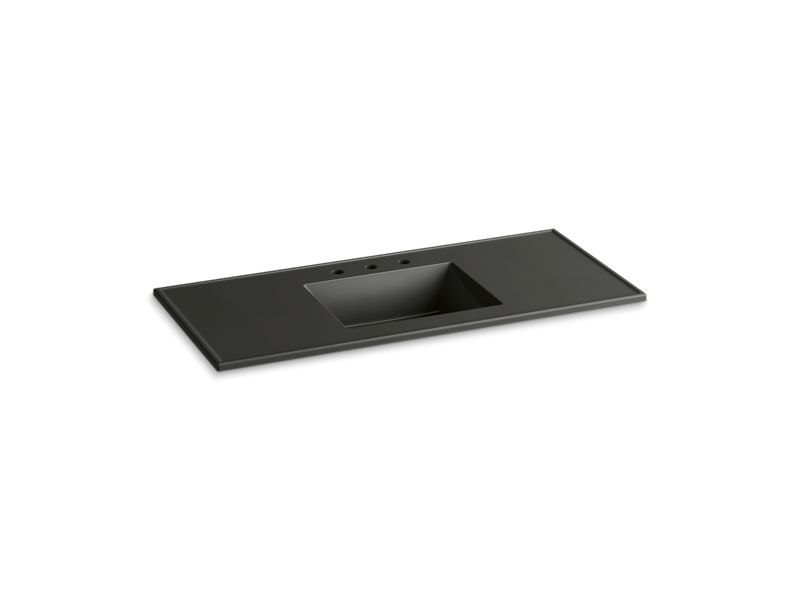 KOHLER K-2783-8 Ceramic/Impressions 49" Vitreous china vanity top with integrated rectangular sink