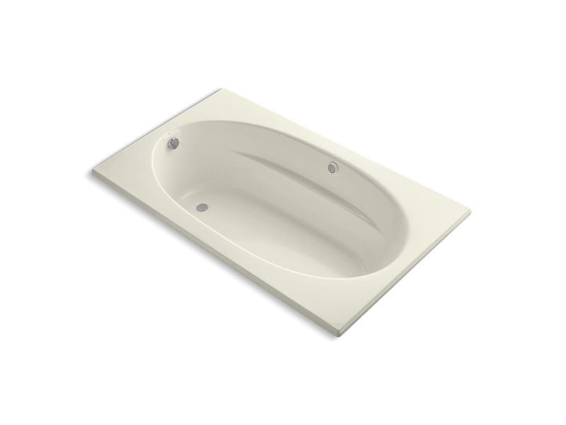 KOHLER K-1114-G-96 Windward 72" x 42" drop-in BubbleMassage(TM) Air Bath