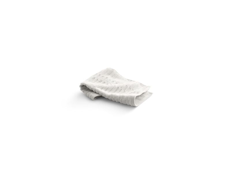 KOHLER 31509-TA-NY Turkish Bath Linens Washcloth With Tatami Weave, 13" X 13" in Dune