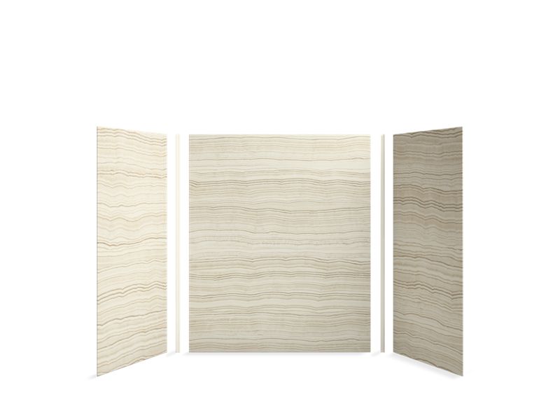 KOHLER 97619-W08 Choreograph 60" X 36" X 72" Shower Wall Kit in VeinCut Biscuit