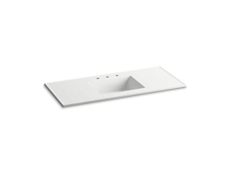 KOHLER K-2783-8 Ceramic/Impressions 49" Vitreous china vanity top with integrated rectangular sink