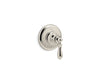 KOHLER K-T72771-9M Artifacts Volume control valve trim with swing lever handle