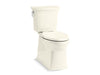 KOHLER 5709-96 Corbelle Comfort Height Continuousclean Two-Piece Elongated 1.28 Gpf Chair Height Toilet With Continuousclean Technology in Biscuit