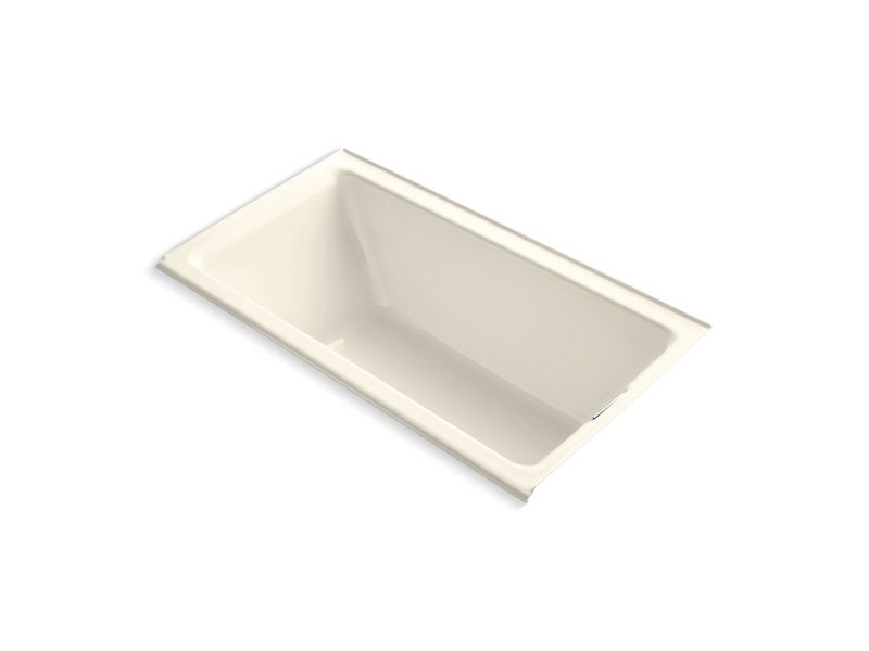 KOHLER K-855-R-47 Tea-for-Two 66" x 36" alcove bath with integral flange and right-hand drain