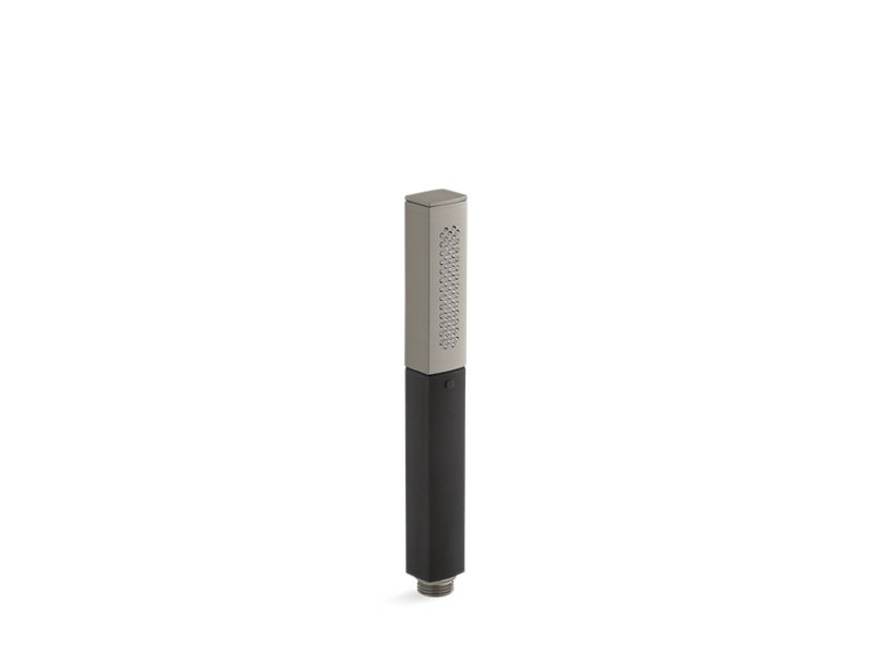 KOHLER 14788-BN Shift Square 2.5 Gpm Multifunction Handshower With Black Handle in Vibrant Brushed Nickel