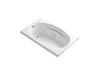 KOHLER K-1139-H-0 6036 60" x 36" drop-in whirlpool with heater