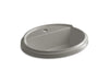 KOHLER K-2992-1-K4 Tresham Oval Drop-in bathroom sink with single faucet hole