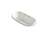 KOHLER K-5716-GW-NY Underscore Oval 66" x 36" drop-in BubbleMassage(TM) Air Bath with Bask(TM) heated surface
