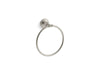 KOHLER 26526-BN Decorative Towel Ring in Vibrant Brushed Nickel
