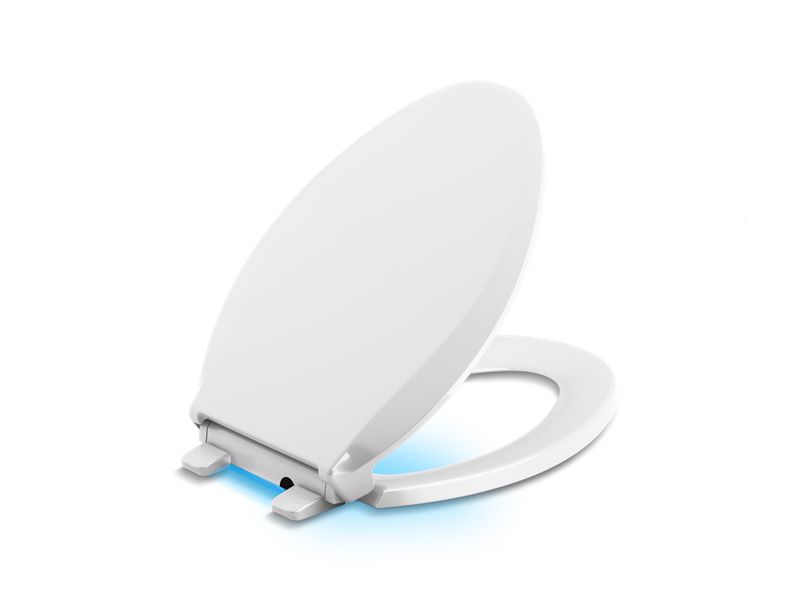 KOHLER K-75796 Cachet Nightlight Quiet-Close elongated toilet seat