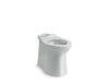 KOHLER K-20485 Irvine Comfort Height Elongated chair-height toilet bowl with ContinuousClean, Comfort Height, skirted trapway, seat not included
