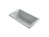 KOHLER K-1173-GVB-95 Underscore Rectangle 66" x 36" drop-in VibrAcoustic + BubbleMassage(TM) Air Bath