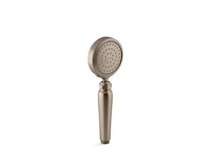 KOHLER 72776-BV Artifacts Single-Function 2.0 Gpm Handshower With Katalyst Air-Induction Technology in Vibrant Brushed Bronze