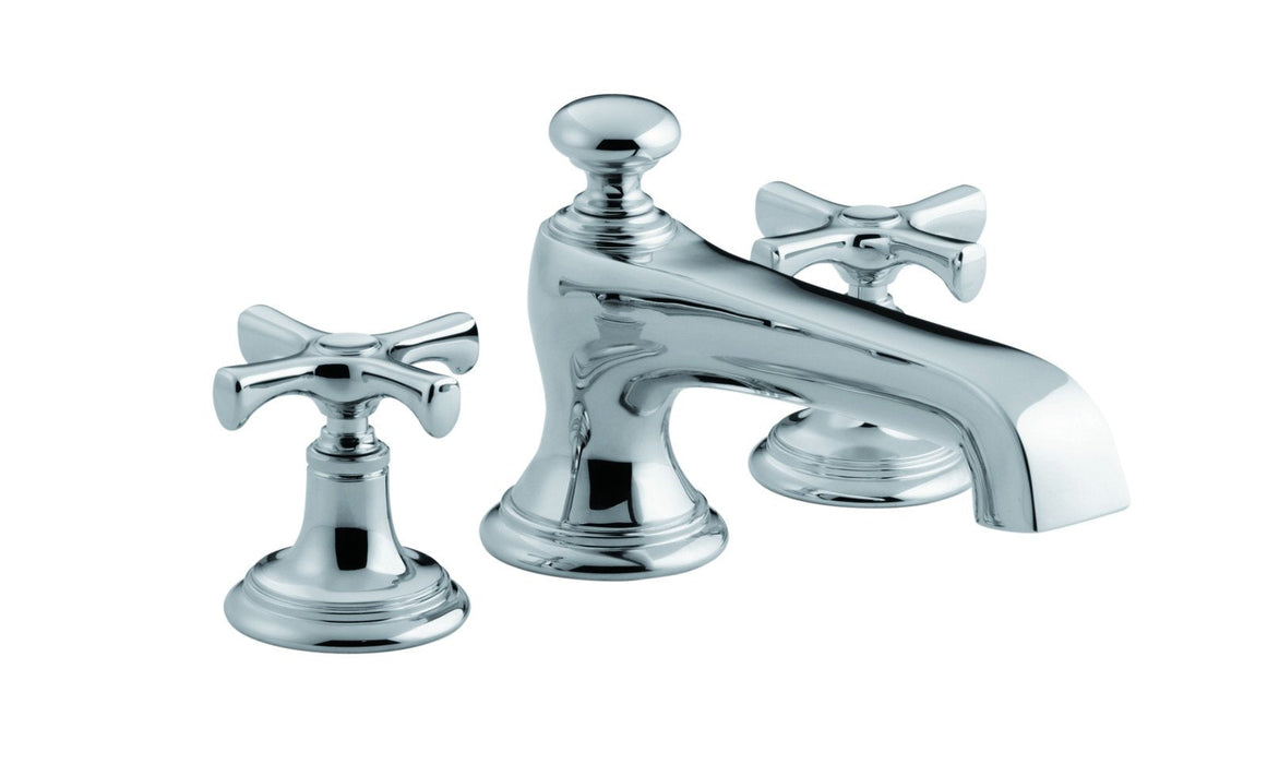 Kallista Bellis Deck-Mount Bath Faucet, Cross Handles