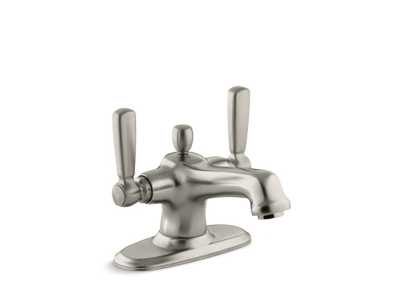 KOHLER K-10579-4 Bancroft Monoblock bathroom sink faucet, 1.2 gpm