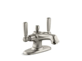 KOHLER K-10579-4 Bancroft Monoblock bathroom sink faucet, 1.2 gpm