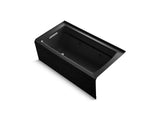 KOHLER K-1122-HL Archer 60" x 32" alcove heated whirlpool bath, left drain